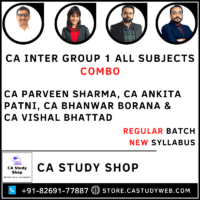 CA Inter Group I All Subjects Combo by CA Parveen Sharma CA Ankita Patni CA Bhanwar Borana CA Vishal Bhattad