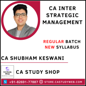 CA Shubham Keswani Inter New Syllabus SM