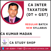 CA Kumar Madan Inter Taxation Full Course