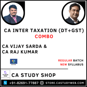 New Syllabus Inter Taxation Combo by CA Vijay Sarda CA Raj Kumar