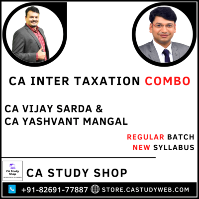 Inter Taxation Combo by CA Vijay Sarda CA Yashvant Mangal