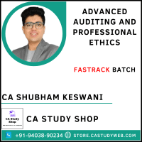 CA Shubham Keswani Final Audit Exam Oriented Fastrack