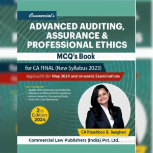 CA Final Audit MCQs Book by CA Khushboo Sanghavi