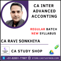 CA Ravi Sonkhiya Inter New Syllabus Advanced Accounts