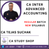 CA Tejas Suchak Inter New Syllabus Advanced Accounts