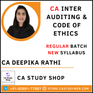 CA Deepika Rathi Inter New Syllabus Auditing