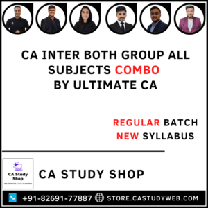 CA Inter New Syllabus Both Group All Subjects Regular Batch Combo by Ultimate CA