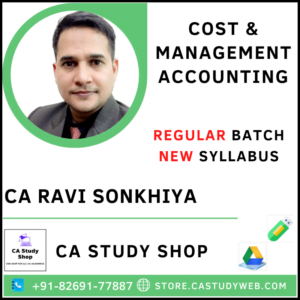 CA Ravi Sonkhiya Inter New Syllabus Costing