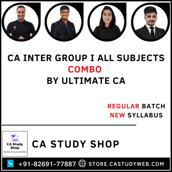 CA Inter New Syllabus Group I All Subjects Regular Batch Combo by Ultimate CA