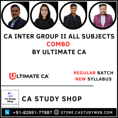 CA Inter Group II All Subjects Regular Batch Combo by Ultimate CA