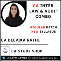 CA Inter Law Audit Regular Batch Combo by CA Deepika Rathi