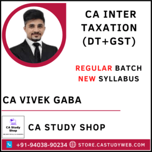 CA Vivek Gaba Inter New Syllabus Taxation