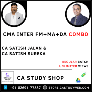 CMA Inter FM MA DA Combo by CA Satish Jalan CA Satish Sureka