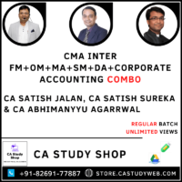 CMA Inter FM OM MA SM DA Corporate Accounting CAombo by CA Satish Jalan CA Satish Sureka CA Abhimanyyu Agarrwal