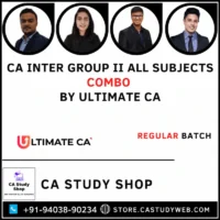 CA Inter Group II All Subjects Regular Batch Combo by Ultimate CA with CA Swapnil Patni