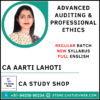 CA Aarti Lahoti Final New Syllabus Auditing