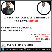 Final DT Exam Oriented IDT Fastrack Combo by CA Bhanwar Borana CMA Tharun Raj