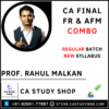 Prof Rahul Malkan CA Final New Syllabus FR AFM Combo