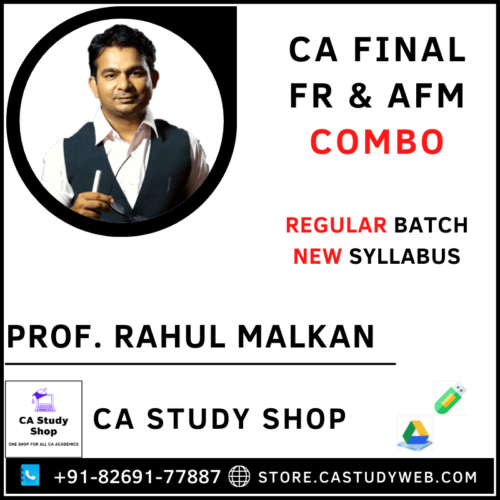 Prof Rahul Malkan CA Final New Syllabus FR AFM Combo