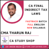 CMA Tharun Raj Final New Syllabus IDT Fastrack