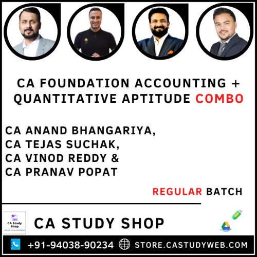 CA Foundation Accounts QA Combo by SPC