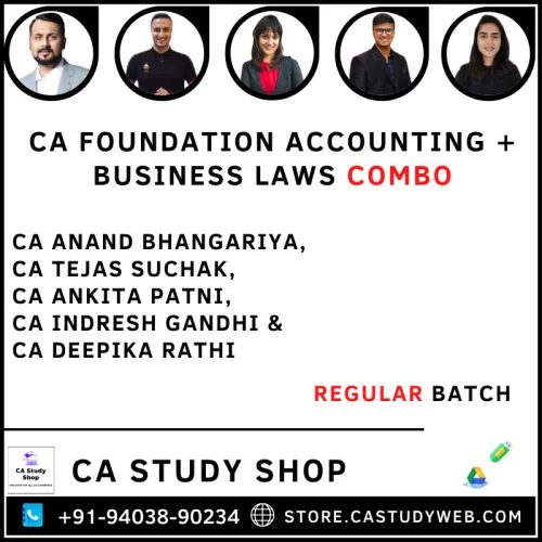 CA Foundation Accounts Business Law Combo by SPC