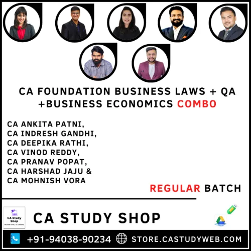 CA Foundation Business Law QA Business Economics Combo by SPC