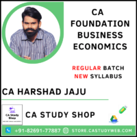 CA Harshad Jaju Foundation Economics Full Course