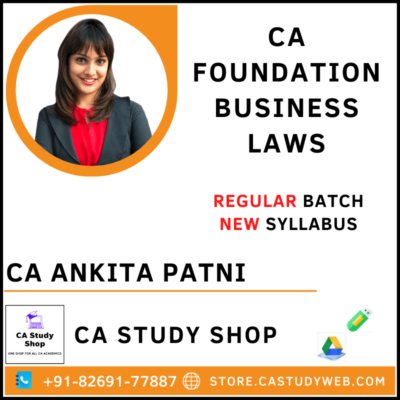 CA Ankita Patni Foundation Law Full Course