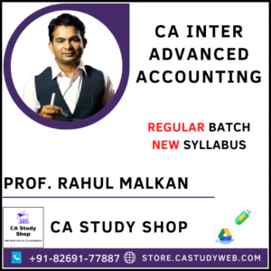 Prof Rahul Malkan Inter New Syllabus Advanced Accounting