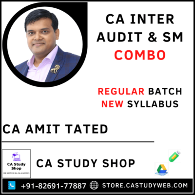 Inter Auditing SM Combo by CA Amit Tated