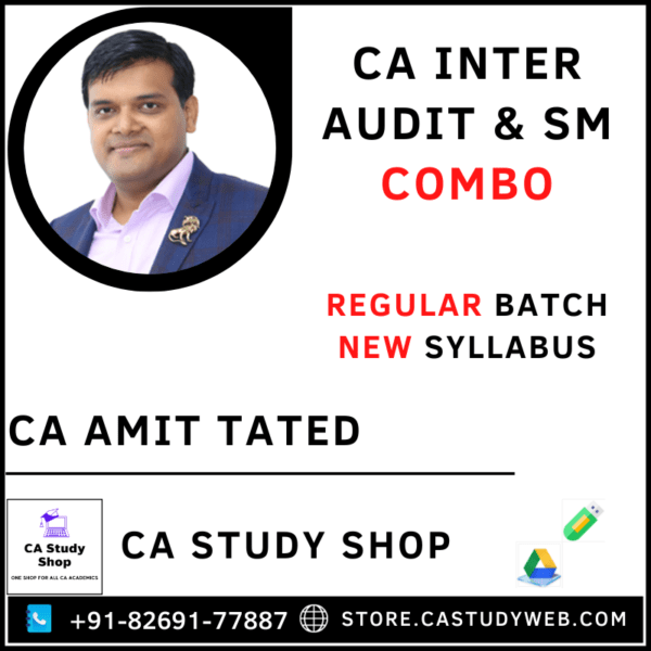Inter New Syllabus Auditing SM Combo by CA Amit Tated