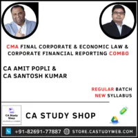 CMA Final Law and Corporate Financial Reporting Combo by CA Amit Popli CA Santosh Kumar