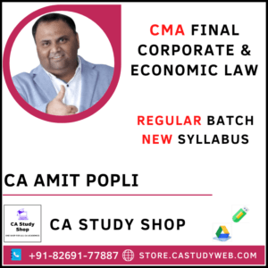 CA Amit Popli CMA Final New Syllabus Law