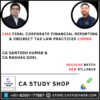 CMA Final New Syllabus Corporate Financial Reporting and Indirect Tax Law Combo by CA Santosh Kumar CA Raghav Goel