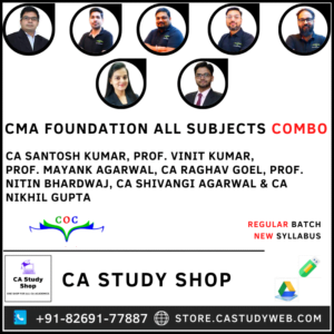 CMA Foundation New Syllabus All Subjects Combo by COC Education