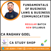 CA Raghav Goel CMA Foundation Business Law and Business communication