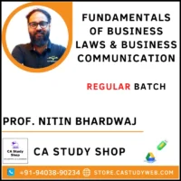 Prof. Nitin Bhardwaj CMA Foundation Business Law and Business communication