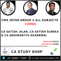 CMA Inter Group 2 All Subjects Combo by Satish Jalan Classes