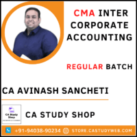CA Avinash Sancheti CMA Inter Corporate Accounting