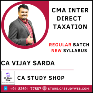 CA Vijay Sarda CMA Inter New Syllabus DT