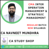 CA Navneet Mundhra CMA Inter New Syllabus OM & SM