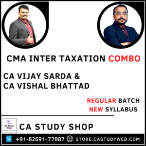 CMA Inter DT IDT Combo by CA Vijay Sarda CA Vishal Bhattad