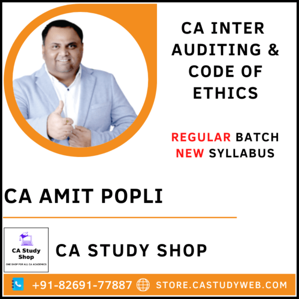 CA Amit Popli New Syllabus Inter Audit