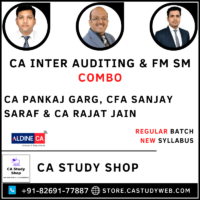 Inter New Syllabus Auditing FM SM Combo by Aldine CA