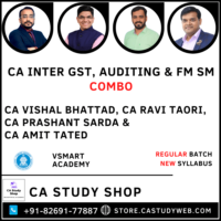 Inter New Syllabus GST Audit FM SM Combo by VSmart Academy