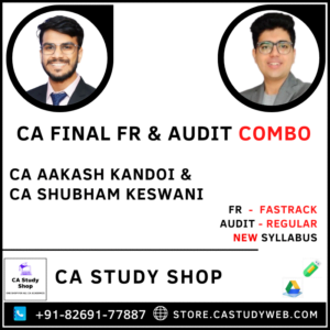 Final New Syllabus FR Fastrack Audit Regular Combo by CA Aakash Kandoi CA Shubham Keswani