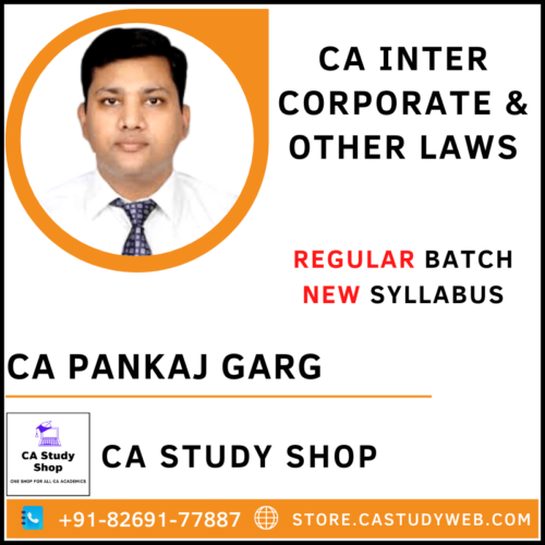 CA Pankaj Garg Inter Law Full Course