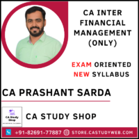 CA Prashant Sarda Inter FM Exam Oriented