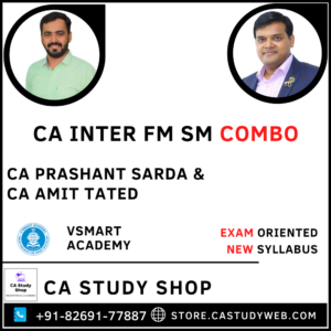 Inter New Syllabus FM SM Exam Oriented Combo by CA Amit Tated CA Prashant Sarda